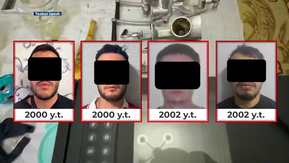 Чирчиқда хонадонни нарколабораторияга айлантирган тўрт киши ушланди